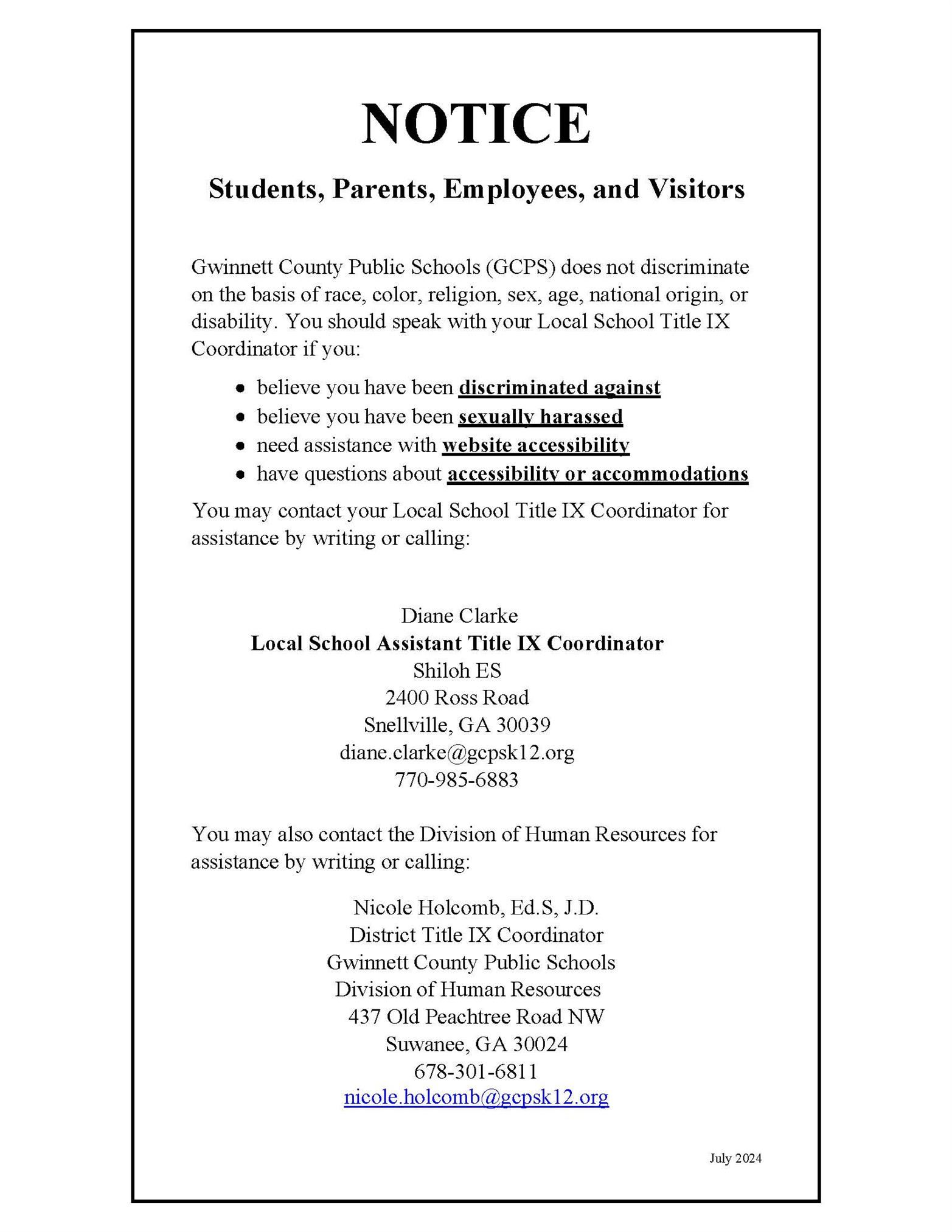 Title IX poster with too much wording to place here